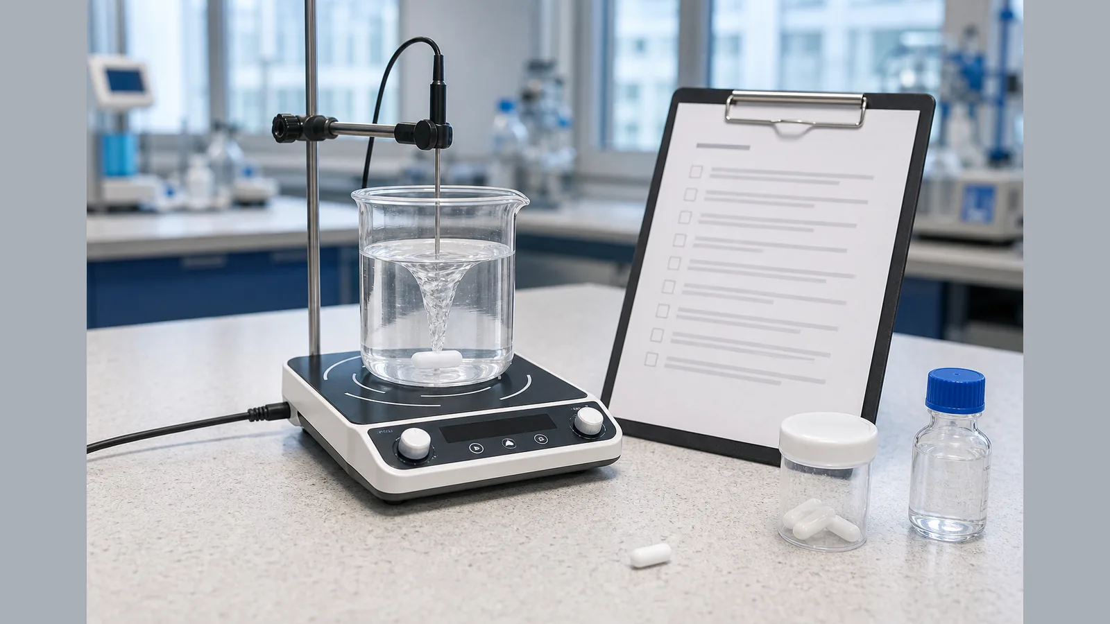 UK laboratory hotplate magnetic stirrer context for hotplate stirrer lab safety checklist UK