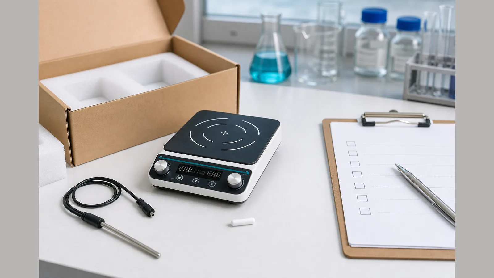 UK laboratory hotplate magnetic stirrer context for pre-purchase checklist digital hotplate stirrer UK